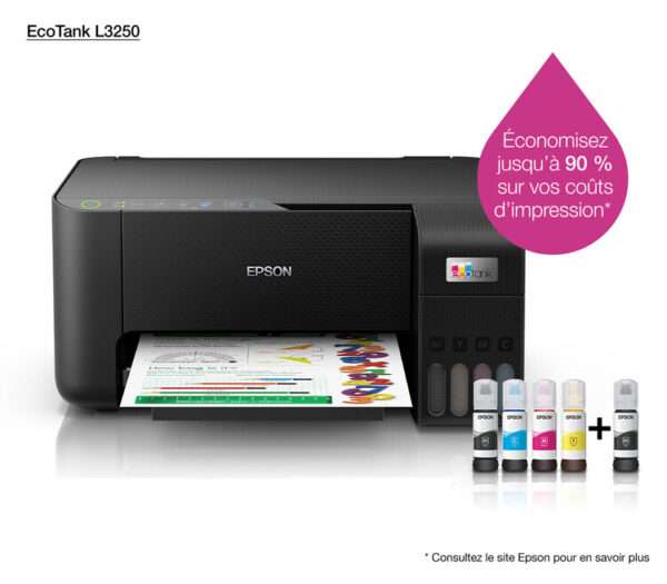 Epson EcoTank L3250 Imprimante multifonction à réservoirs rechargeables – Image 2