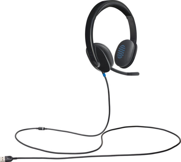 Casque Logitech H540 pour ordinateur avec microphone anti-parasite - USB – Image 3